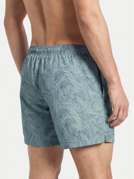 Emporio Armani Kopalne hlače modra