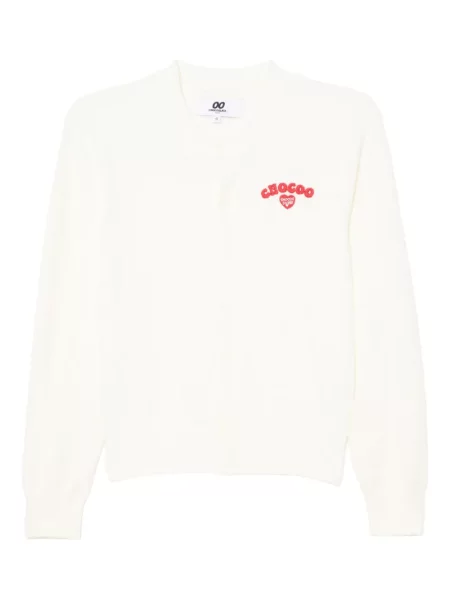 Cardigan Chocoolate cu broderie