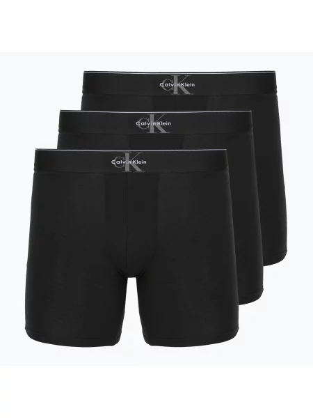 Boxeri pentru bărbați Calvin Klein Boxer Brief 3 pairs black negru