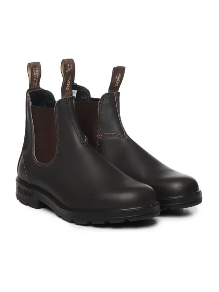 Botki Blundstone skórzane brązowe