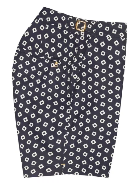 Slip de baie Orlebar Brown cu imagine cu imprimeu geometric albastru