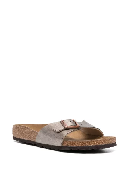 Sandale Birkenstock din piele gri