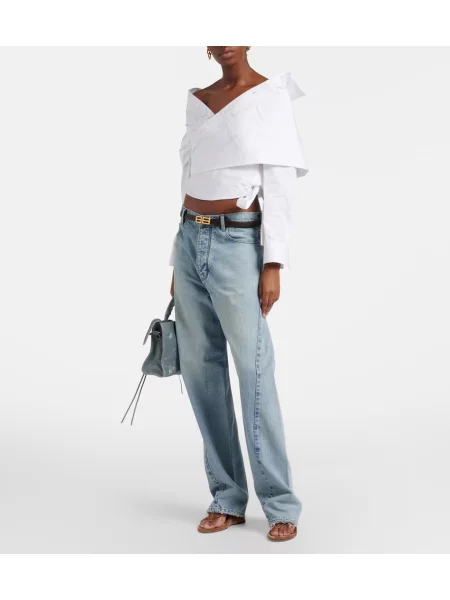 Top Balenciaga alb