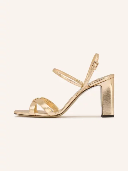 Jimmy Choo Sandałki Elsy 85 gold