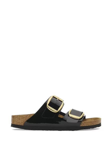 Sandale Birkenstock cu cataramă cu bretele negru