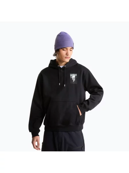 Hanorac cu glugă The North Face negru