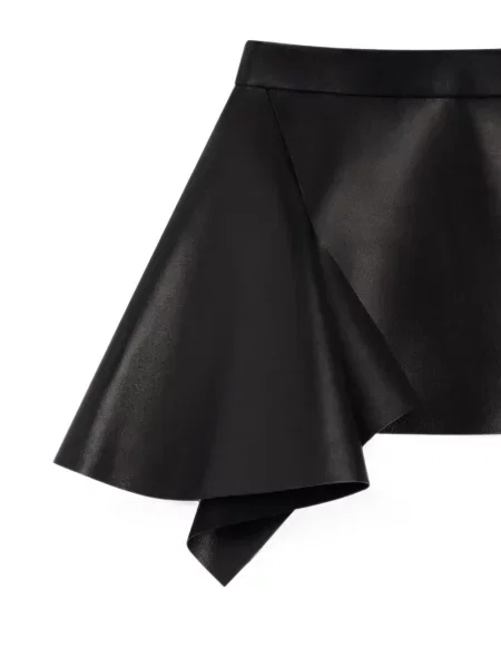 Fusta mini Givenchy cu volane asimetrică negru
