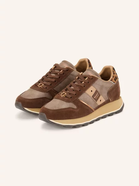Blauer Sneakersy / černošedá hnědá