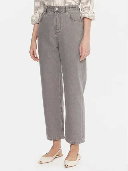 Marella Blugi Mom Fit gri