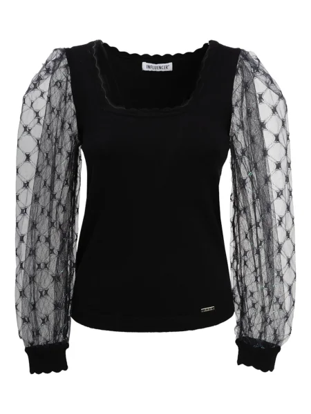 Influencer Pulover negru