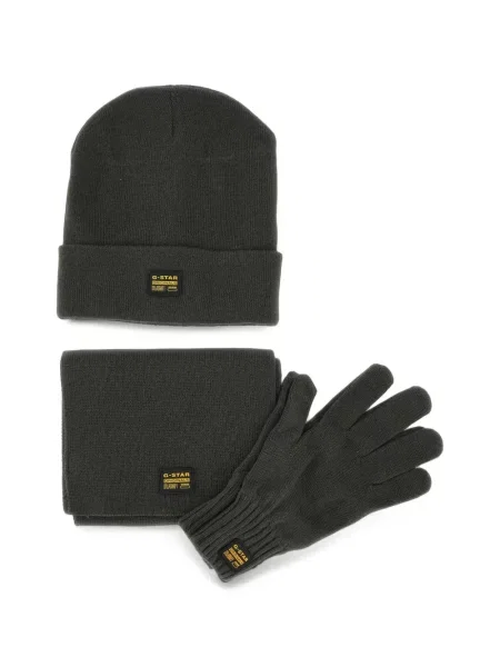 Căciulă G-star Raw cu autograf verde