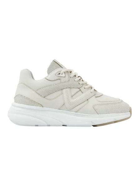 Sneakersy Via Vai skórzane beżowe