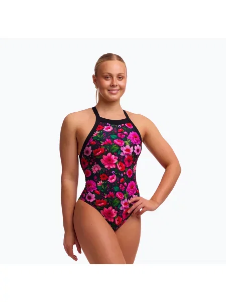 Costum de baie întreg pentru femei Funkita Sky Hi One pieces garden glow