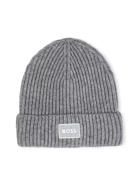 BOSS Dětská čepice šedý