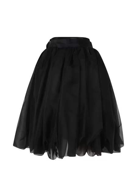 Fustă Ermanno Scervino din organza negru