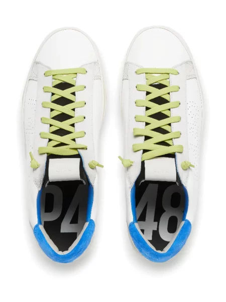 Sneakerși P448 cu autograf alb
