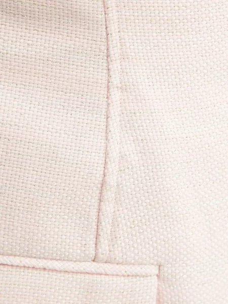 Rochie mini Bardot din tweed de costum roz