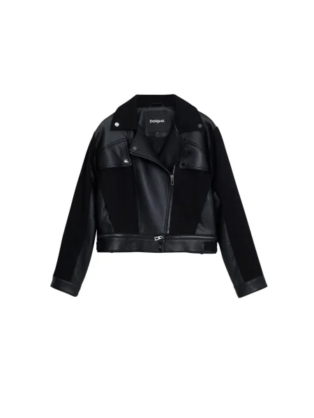 Desigual Geacă de primăvară-toamnă negru