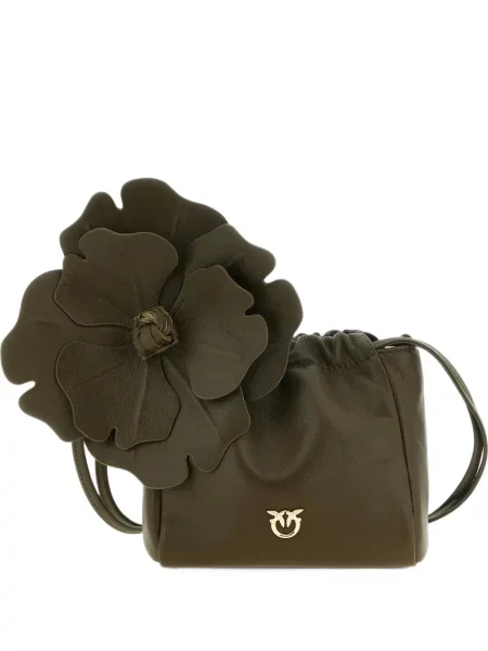 Geantă Pinko cu model floral verde