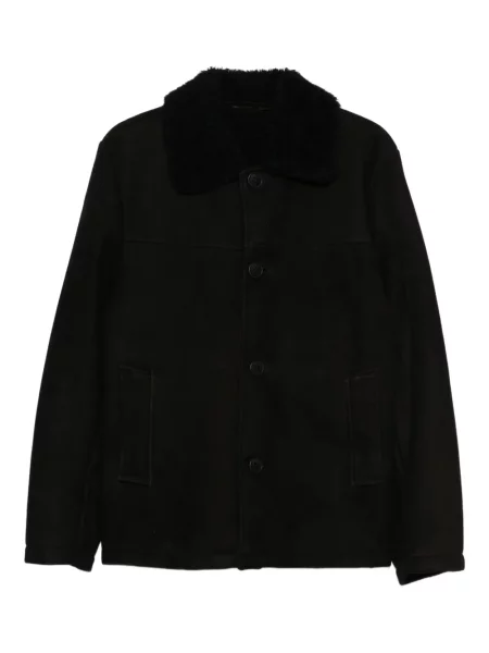 S límcem kabát Salvatore Santoro černý