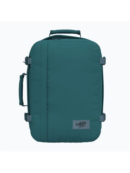 CabinZero Classic 36 l arubakék túra hátizsák. Méret: 36 l kék