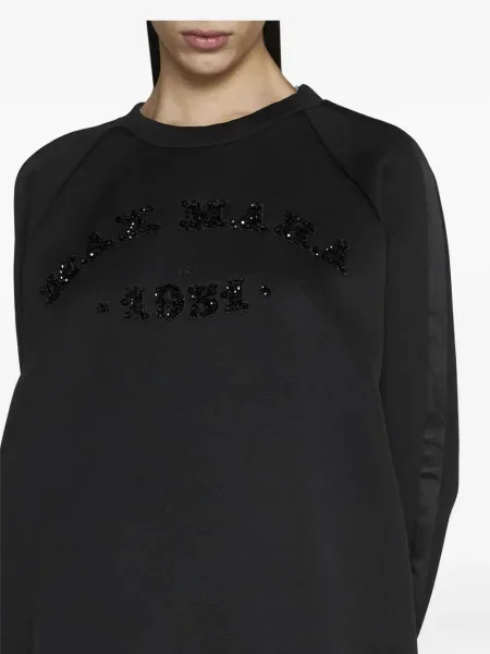 Hanorac Max Mara din satin negru