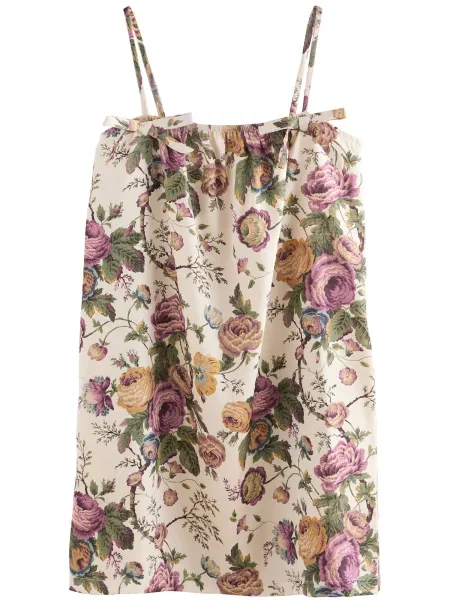 LAURA ASHLEY Spalna srajca Uffington šampanjec / zelena / sivka črna