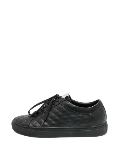 Matlasat sneakerși Le Silla cu șireturi din dantelă negru