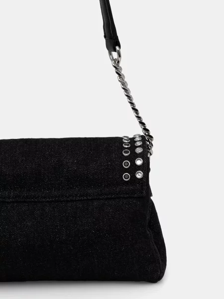 DKNY torebka jeansowa MILLA czarna