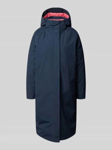 Parka z prawdziwym puchem i wodoodporny mm Peak Performance granatowa