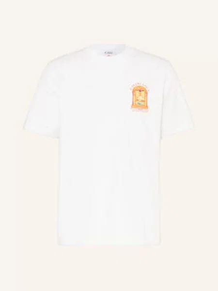 Casablanca T-Shirt weiss biała