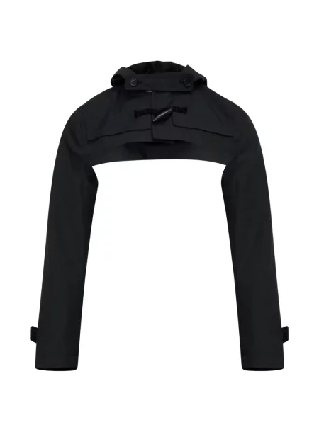 Decupat geacă Comme Des Garcons Homme Plus negru