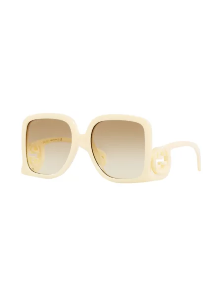 Saulės akiniai Gucci Eyewear balta