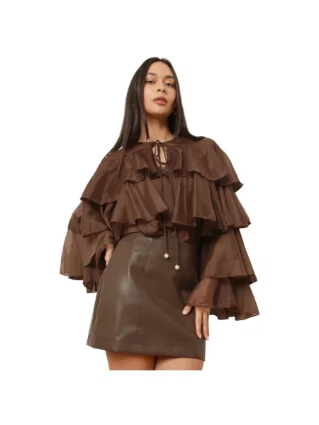 Bluză La Modeuse maro