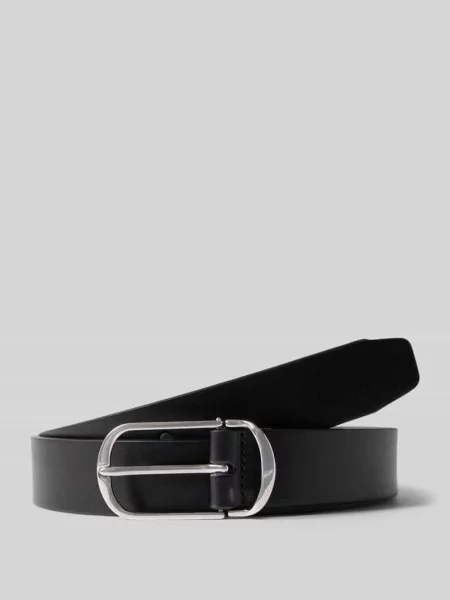 Pasek skórzany ze sprzączką Lloyd Men's Belts czarny