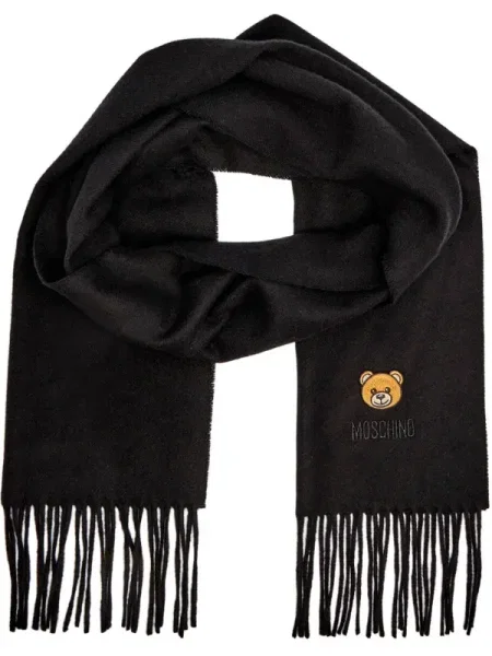 Moschino De lână șal negru