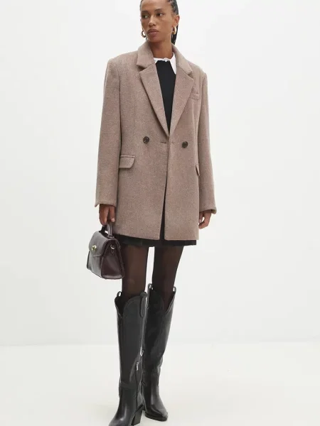 Кожаные сапоги Answear.lab черные