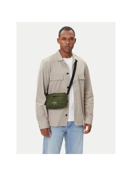Calvin Klein Ľadvinka Bold Camera Bag zelená
