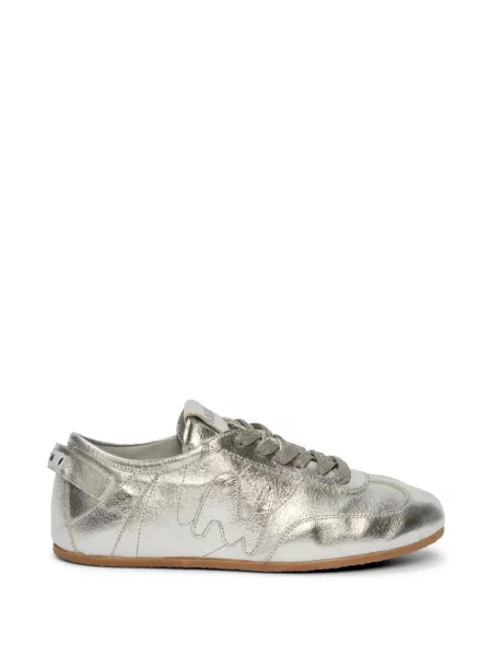 Sneakerși Msgm cu șireturi din dantelă