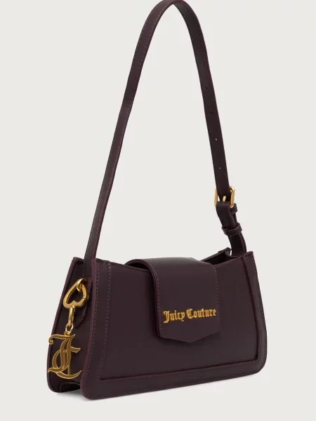 Кожаная сумка-багет Juicy Couture