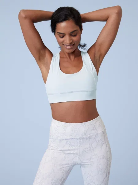 Active People June biustonosz ze wsparciem na środku Blue