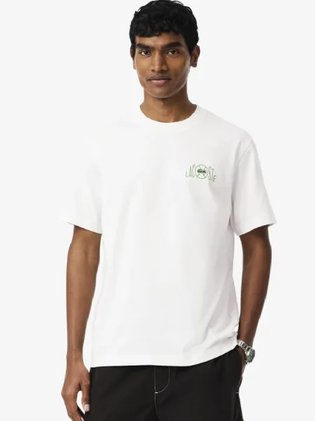 Футболка Lacoste біла