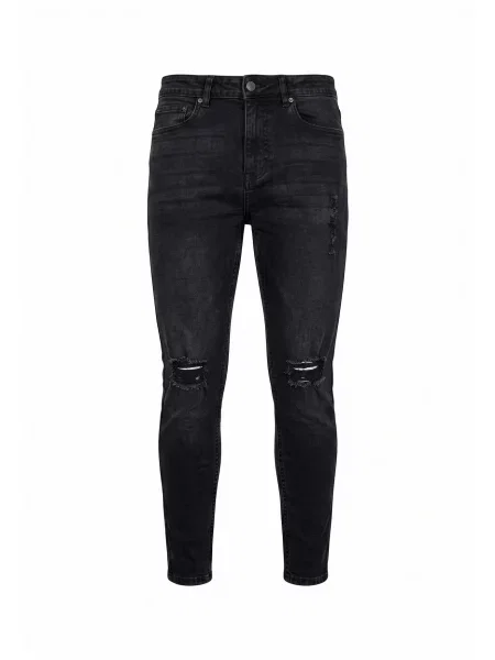 SikSilk Jeans negru