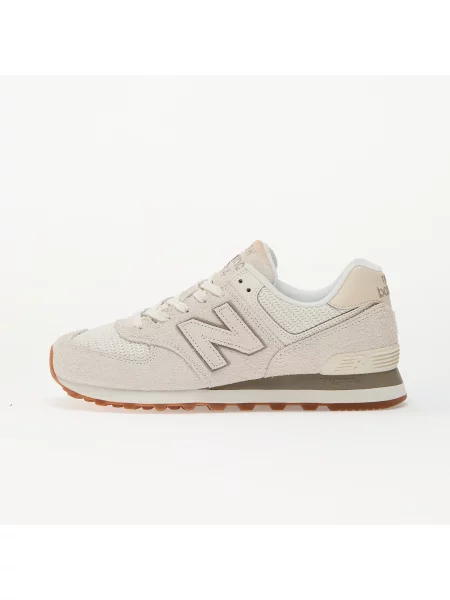Велурени маратонки New Balance бежово