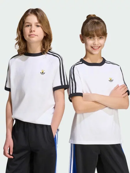 Дитяча Футболка adidas Graphics комбінований верх білий