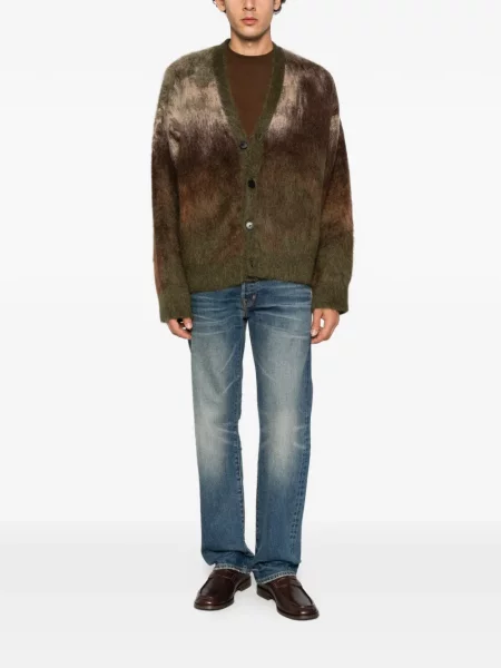 Cardigan Feng Chen Wang tricotate verde
