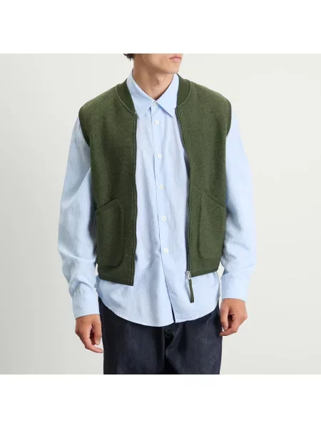 Kurtka bomber Universal Works oliwkowy