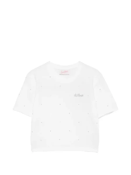 Tricou Mc2 Saint Barth cu imagine alb
