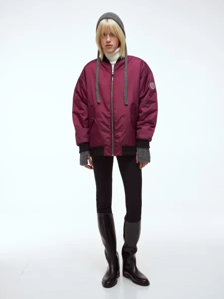 MARCHI Бомбер бордовий