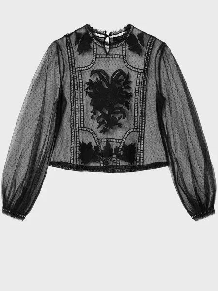Блуза Allsaints чорна